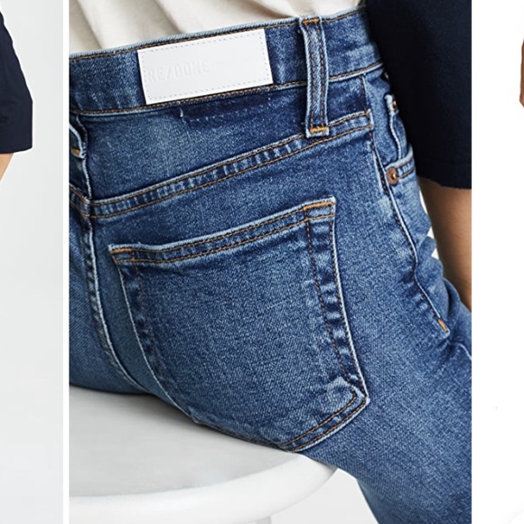 RE/DONE
High Rise Ankle Crop Jeans - Picture 6 of 15